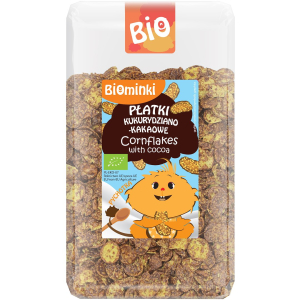 PŁATKI KUKURYDZIANO-KAKAOWE BIO 300 g – BIOMINKI