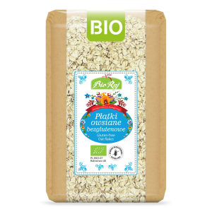 PŁATKI OWSIANE BEZGLUTENOWE BIO (POLSKA) 1 kg – BIO RAJ