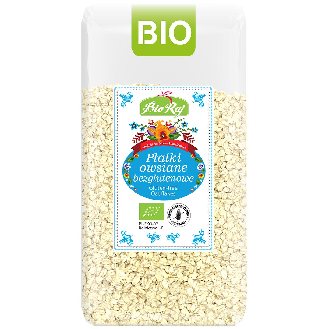 PŁATKI OWSIANE BEZGLUTENOWE BIO (POLSKA) 350 g - BIO RAJ - obrazek 2