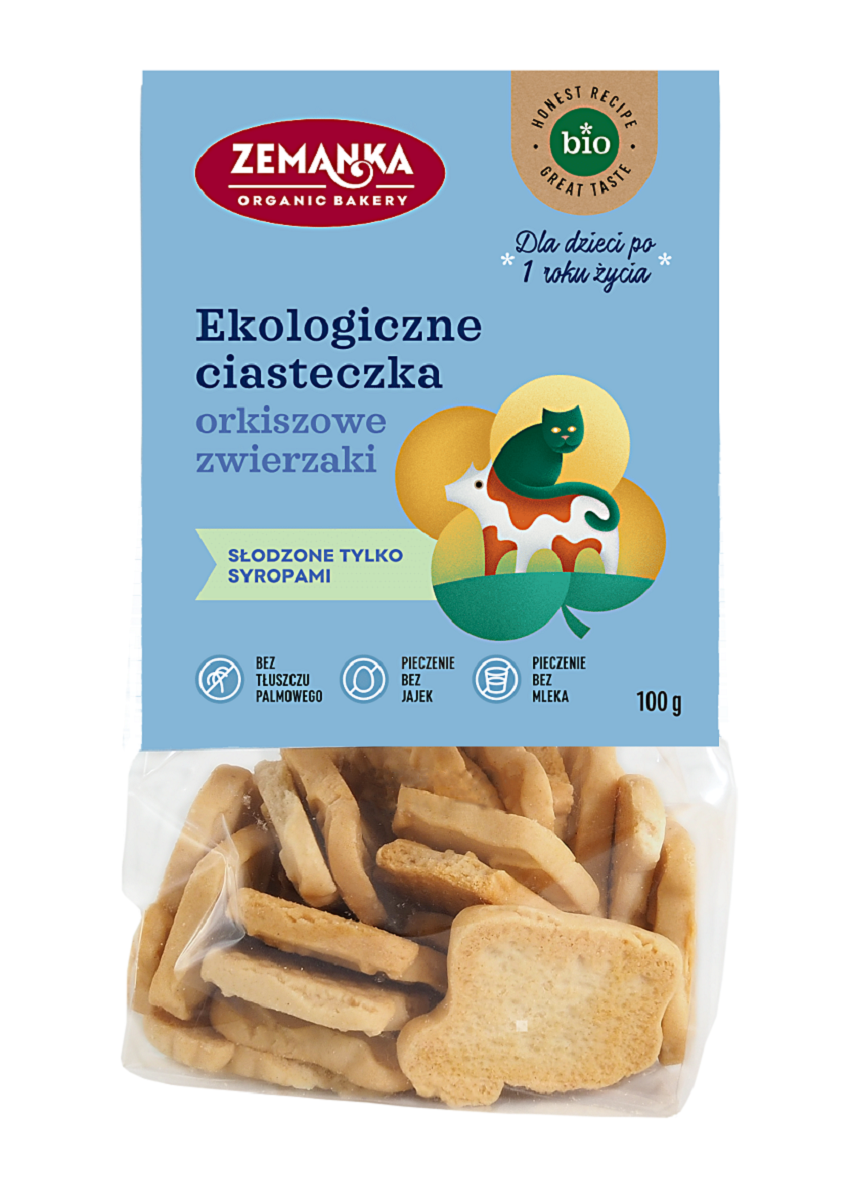 CIASTKA ORKISZOWE ZWIERZĘTA BIO 100 g - ZEMANKA - obrazek 2