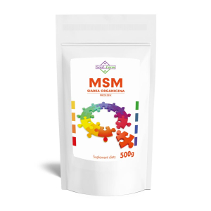 MSM SIARKA ORGANICZNA PROSZEK 500 g – SOUL FARM