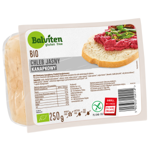 CHLEB JASNY KANAPKOWY BEZGLUTENOWY BIO 250 g – BALVITEN