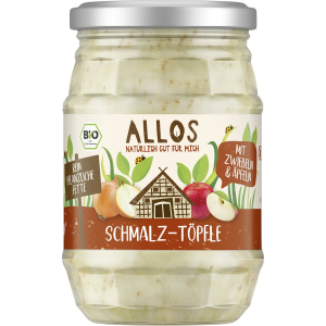 SMALCZYK WEGAŃSKI Z CEBULĄ I JABŁKIEM BEZGLUTENOWY BIO 250 g – ALLOS