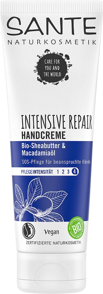 KREM DO RĄK INTENSYWNIE REGENERUJĄCY MASŁO SHEA I OLEJEK MACADAMIA ECO 75 ml - SANTE - obrazek 2