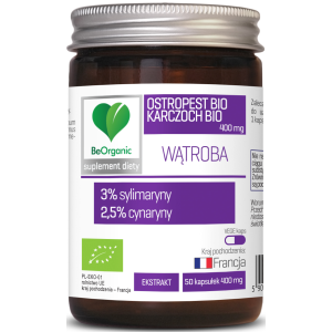 OSTROPEST + KARCZOCH EKSTRAKT BIO 50 KAPSUŁEK – BE ORGANIC