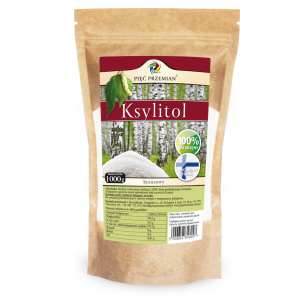 KSYLITOL 1 kg – PIĘĆ PRZEMIAN (FINLANDIA)
