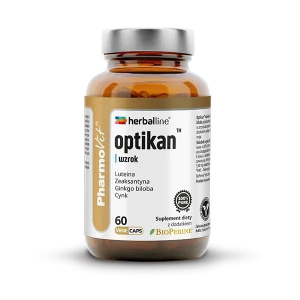 KAPSUŁKI NA WZROK (OPTIKAN) BEZGLUTENOWE 60 szt. – PHARMOVIT (HERBALLINE)