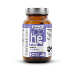 KAPSUŁKI NA WĄTROBĘ (HEPAVITOL) BEZGLUTENOWE 60 szt. – PHARMOVIT (HERBALLINE)