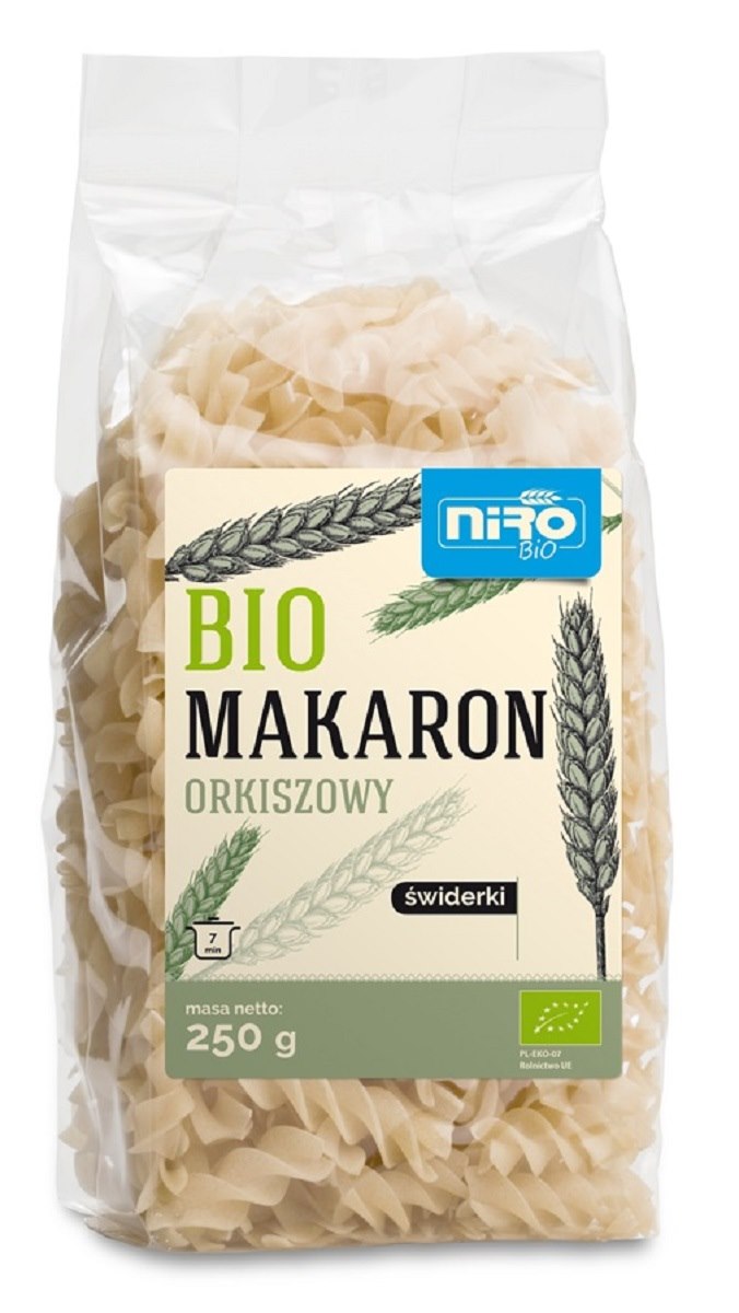 MAKARON (ORKISZOWY) ŚWIDERKI BIO 250 g - NIRO - obrazek 2