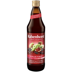 SOK WIELOOWOCOWY (CZERWONY) MULTIWITAMINA 11 PLUS 11 NFC 750 ml – RABENHORST