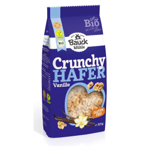 CRUNCHY OWSIANE WANILIOWE BEZGLUTENOWE BIO 325 g – BAUCK MUHLE