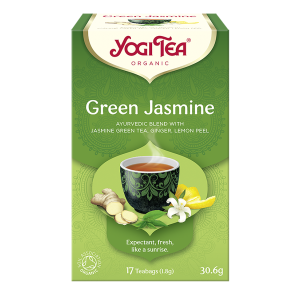 HERBATA ZIELONA JAŚMINOWA (GREEN JASMINE) BIO (17 x 1,8 g) 30,6 g – YOGI TEA