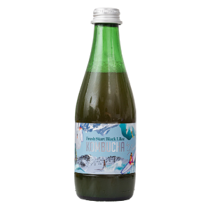 KOMBUCHA O SMAKU KWIATÓW CZARNEGO BZU (FRESH START BLACK LILAC) BIO 330 ml – KOMBUCHA BY LAURENT (PRODUKT SEZONOWY)