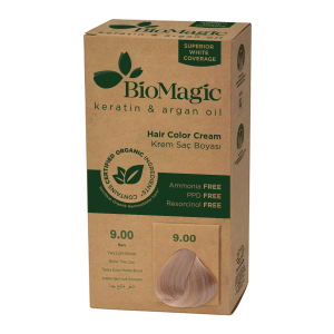 FARBA DO WŁOSÓW BARDZO JASNY BLOND (9.00) 250 g – BIOMAGIC