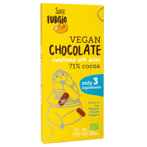 CZEKOLADA SŁODZONA DAKTYLAMI BEZGLUTENOWA BIO 80 g – ME GUSTO (SUPER FUDGIO)
