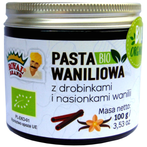 PASTA WANILIOWA BIO 100 g – ROYAL BRAND