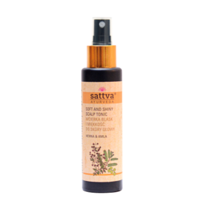 WCIERKA DO SKÓRY GŁOWY BLASK I MIĘKKOŚĆ HENNA I AMLA 100 ml – SATTVA (AYURVEDA)