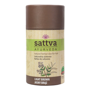 HENNA JASNY BRĄZ ECO 150 g – SATTVA (AYURVEDA)