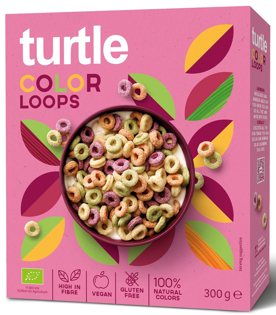 KÓŁKA ZBOŻOWE KOLOROWE BEZGLUTENOWE BIO 300 g - TURTLE - obrazek 2