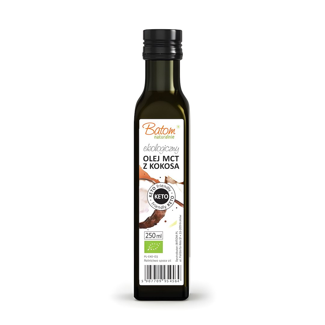 OLEJ KOKOSOWY MCT KETO BIO 250 ml - BATOM - obrazek 2