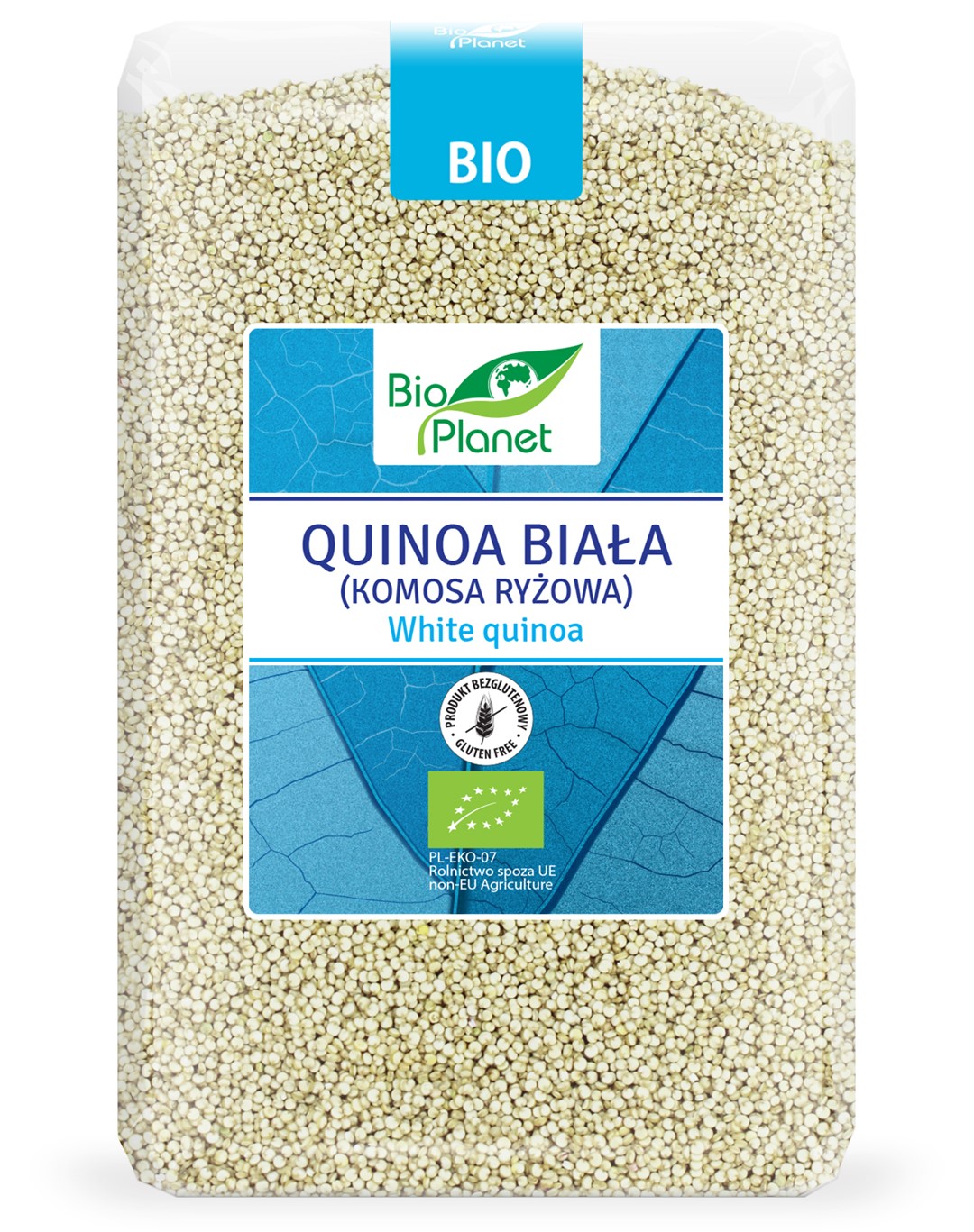 QUINOA BIAŁA (KOMOSA RYŻOWA) BEZGLUTENOWA BIO 2 kg - BIO PLANET - obrazek 2