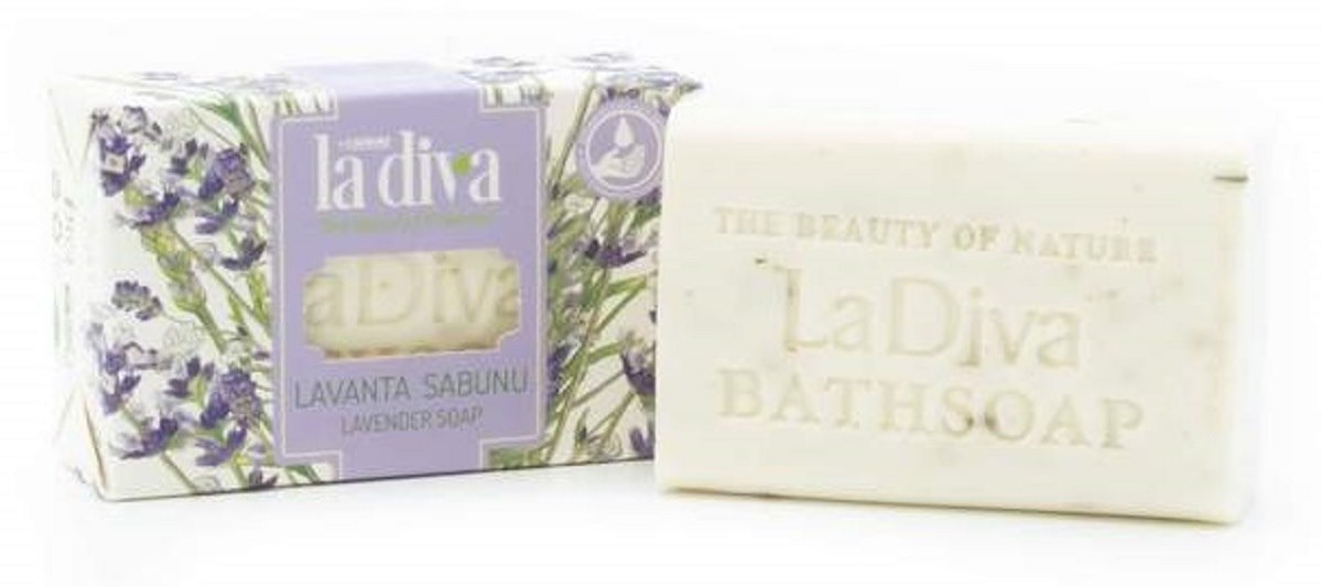 MYDŁO W KOSTCE LAWENDA 100 g - LA DIVA - obrazek 2