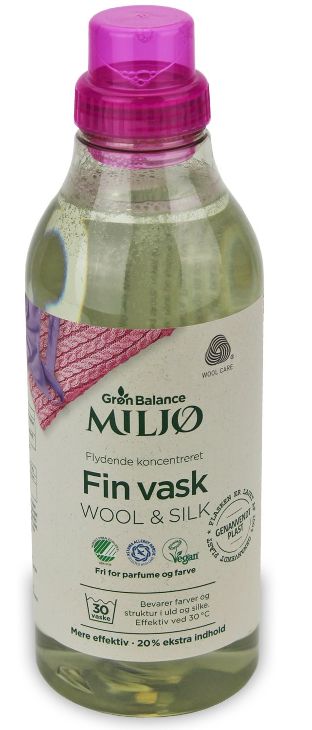 PŁYN DO PRANIA WEŁNIANYCH I JEDWABNYCH UBRAŃ (KONCENTRAT) ECO 900 ml (30 PRAŃ) - GRON BALANCE - obrazek 2
