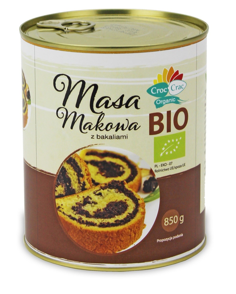 MASA MAKOWA Z BAKALIAMI BIO 850 g - CROC-CRAC (BIOVERI) - obrazek 2