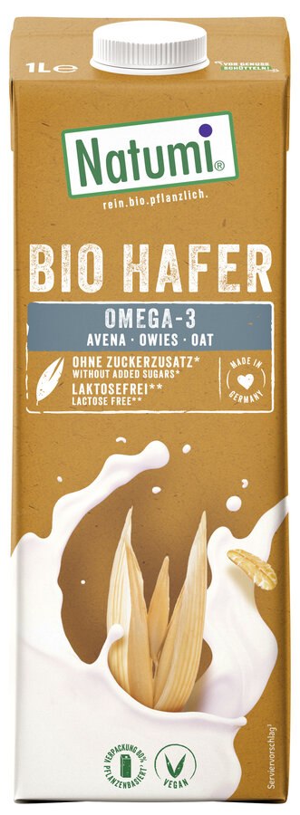 NAPÓJ OWSIANY OMEGA-3 BEZ DODATKU CUKRÓW BIO 1 L - NATUMI - obrazek 2