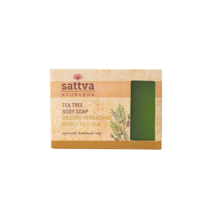 MYDŁO W KOSTCE DO CIAŁA DRZEWO HERBACIANE 125 g – SATTVA (AYURVEDA)