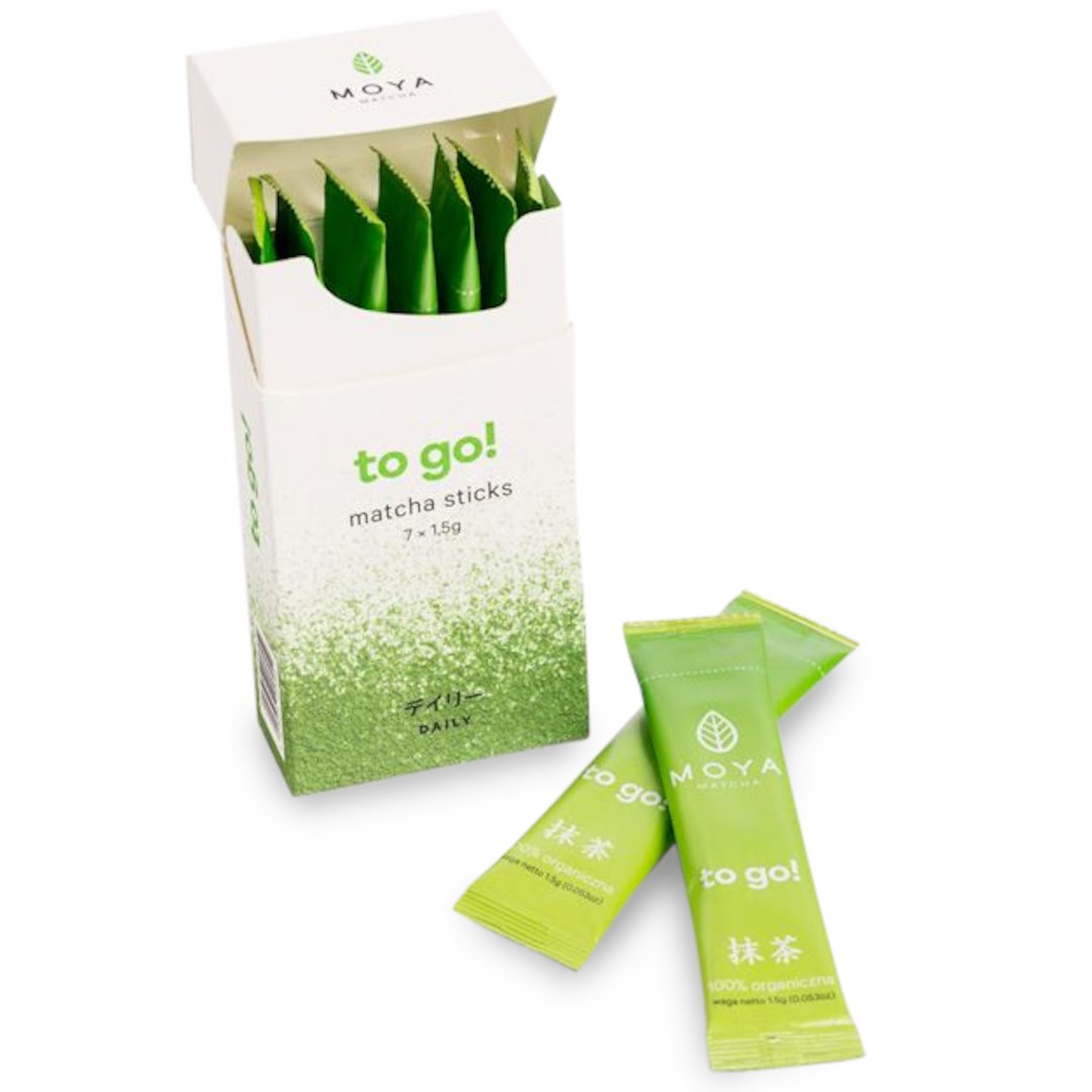 HERBATA ZIELONA MATCHA JAPOŃSKA W SASZETKACH BIO (7 x 1,5 g) 10,5 g - MOYA MATCHA - obrazek 2