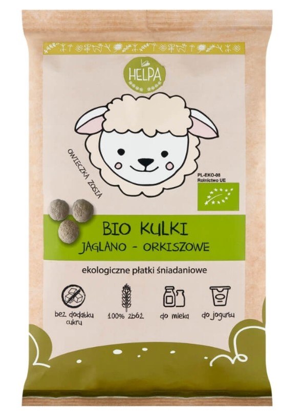 KULKI JAGLANO - ORKISZOWE BEZ DODATKU CUKRÓW BIO 160 g - HELPA - obrazek 2