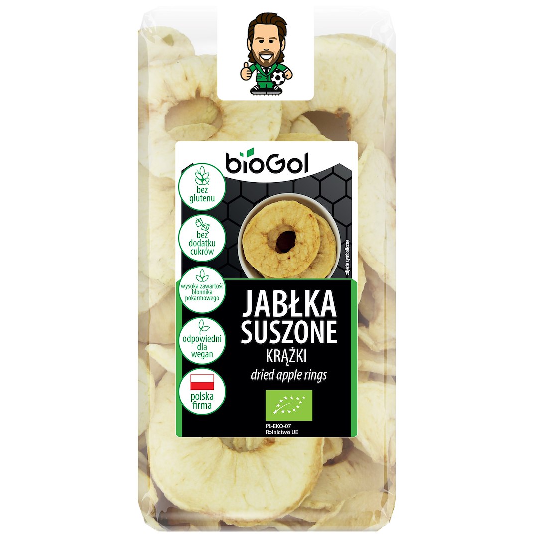 JABŁKA SUSZONE KRĄŻKI BEZGLUTENOWE BIO 50 g - BIO GOL - obrazek 2