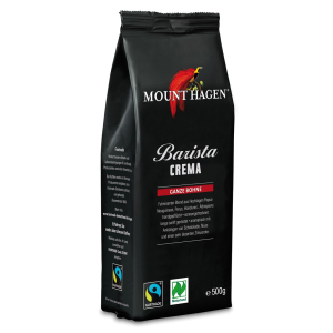 KAWA ZIARNISTA ARABICA 100 % BARISTA CREMA FAIR TRADE BIO 500 g – MOUNT HAGEN