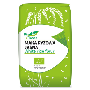 MĄKA RYŻOWA JASNA BIO 500 g – BIO PLANET