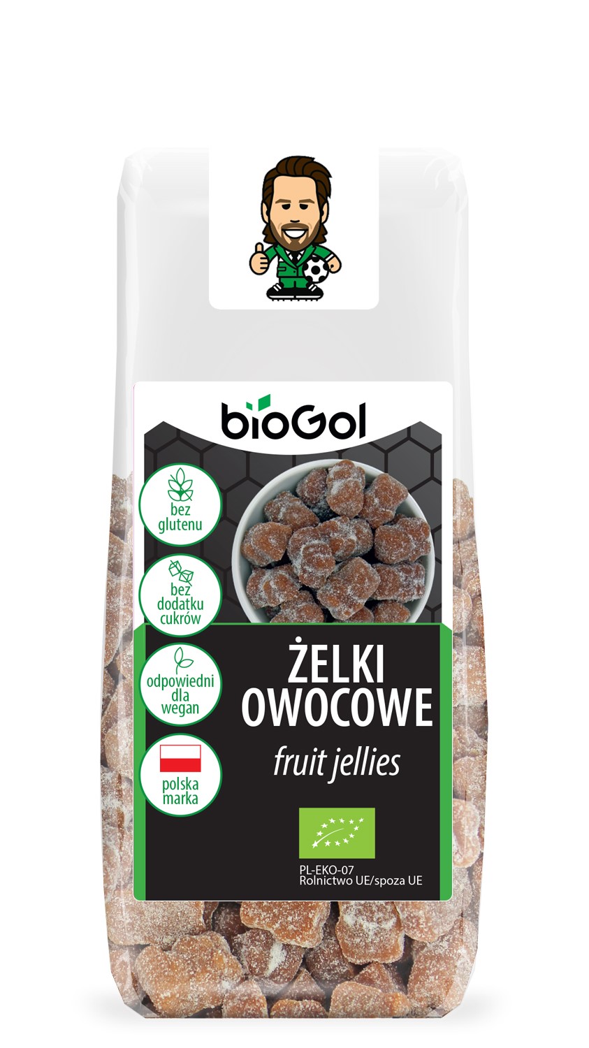ŻELKI OWOCOWE BEZ ŻELATYNY BEZGLUTENOWE BIO 90 g - BIOGOL - obrazek 2