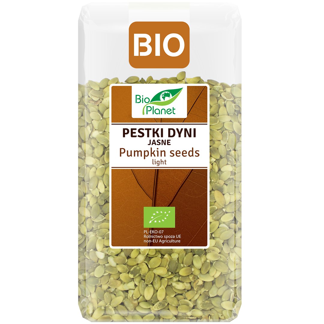 PESTKI DYNI JASNE BIO 350 g - BIO PLANET - obrazek 2