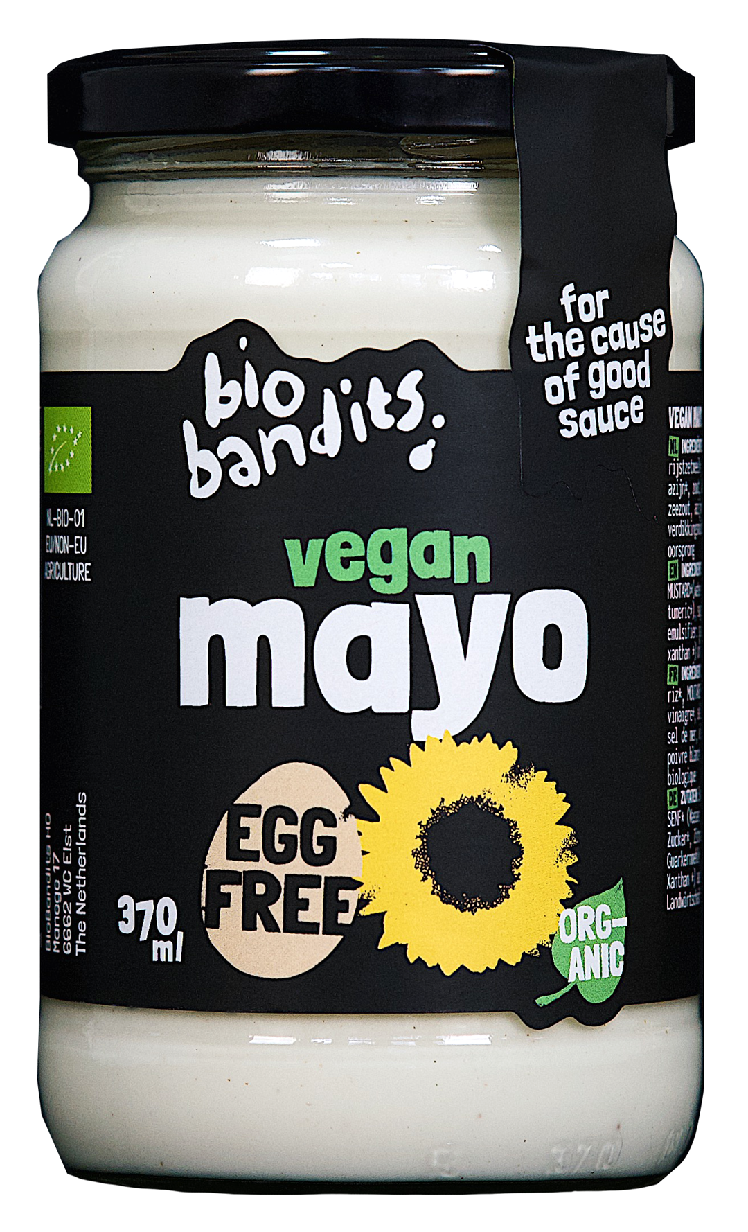 MAJONEZ WEGAŃSKI BIO 370 ml - BIO BANDITS - obrazek 2
