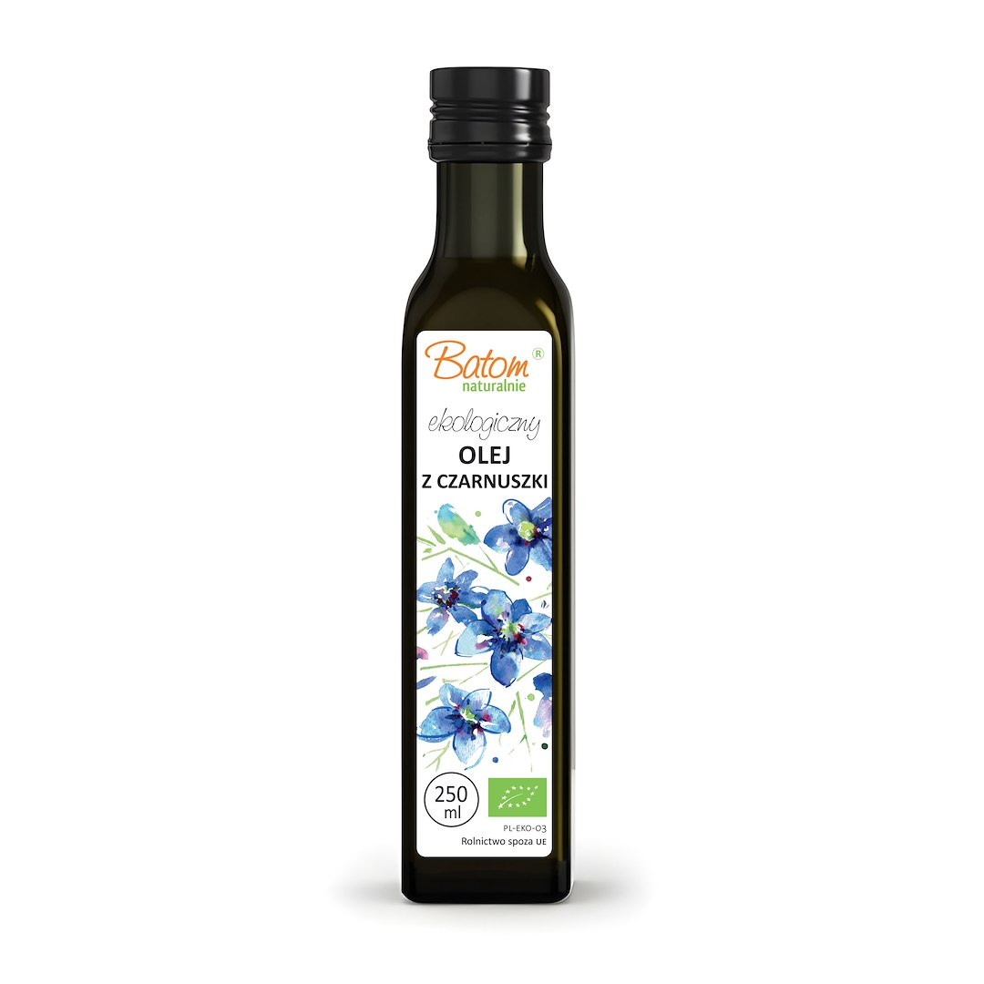 OLEJ Z CZARNUSZKI FILTROWANY TŁOCZONY NA ZIMNO BIO 250 ml - BATOM - obrazek 2