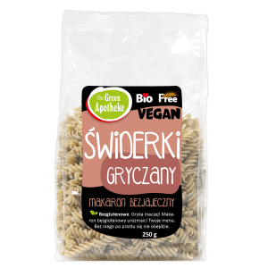 MAKARON (GRYCZANY) ŚWIDERKI BEZGLUTENOWY BIO 250 g – APOTHEKE