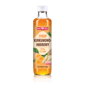 SYROP KURKUMOWO – IMBIROWY 250 ml – POLSKA RÓŻA