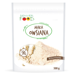 MĄKA OWSIANA BEZGLUTENOWA 500 g – DENVER FOOD