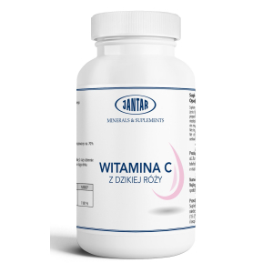 WITAMINA C Z DZIKIEJ RÓŻY (945 mg) 100 KAPSUŁEK – JANTAR