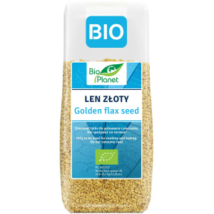 LEN ZŁOTY (SIEMIĘ LNIANE) BIO 200 g – BIO PLANET