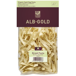 MAKARON (ORKISZOWY JAJECZNY) WSTĄŻKI BIO 250 g – ALB-GOLD