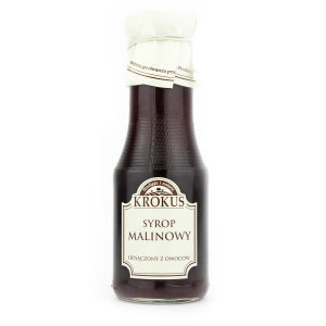 SYROP MALINOWY BEZGLUTENOWY 355 g (280 ml) – KROKUS