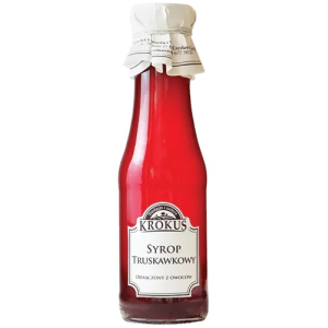 SYROP TRUSKAWKOWY BEZGLUTENOWY 355 g (280 ml) – KROKUS