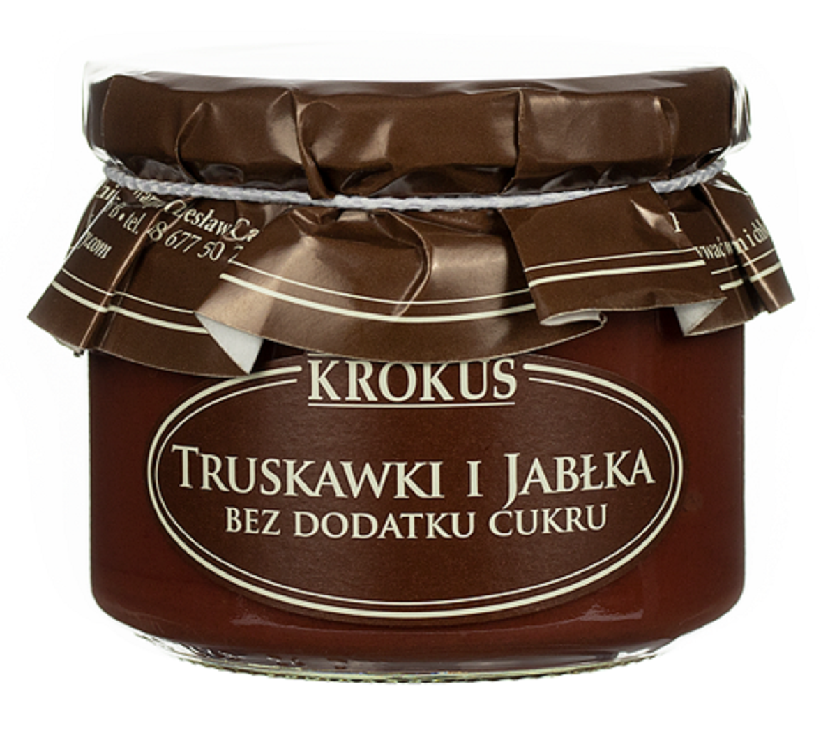 TRUSKAWKI I JABŁKA BEZ DODATKU CUKRÓW 310 g - KROKUS - obrazek 2