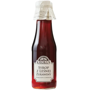 SYROP Z LEŚNEJ ŻURAWINY 355 g (280 ml) – KROKUS