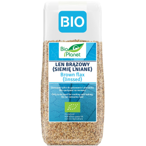 LEN BRĄZOWY (SIEMIĘ LNIANE) BIO 200 g – BIO PLANET